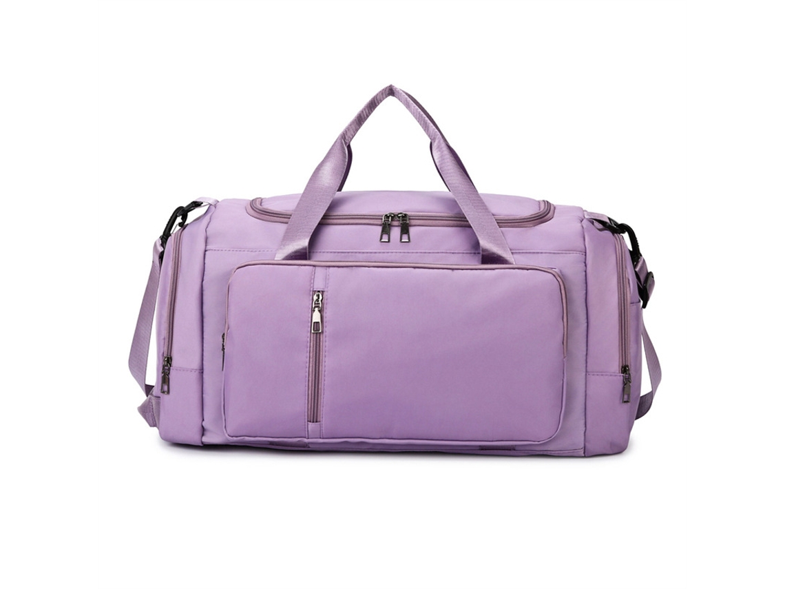 Mochila De Viagem Feminina , Grande Capacidade, Design Com Compartimento Húmido/seco Roxo Hexinyigjly