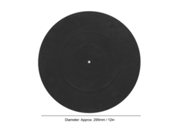 tapete do Prato do Toca discos Anti vibração Antiestática para Vinil Lp 12 Polegadas