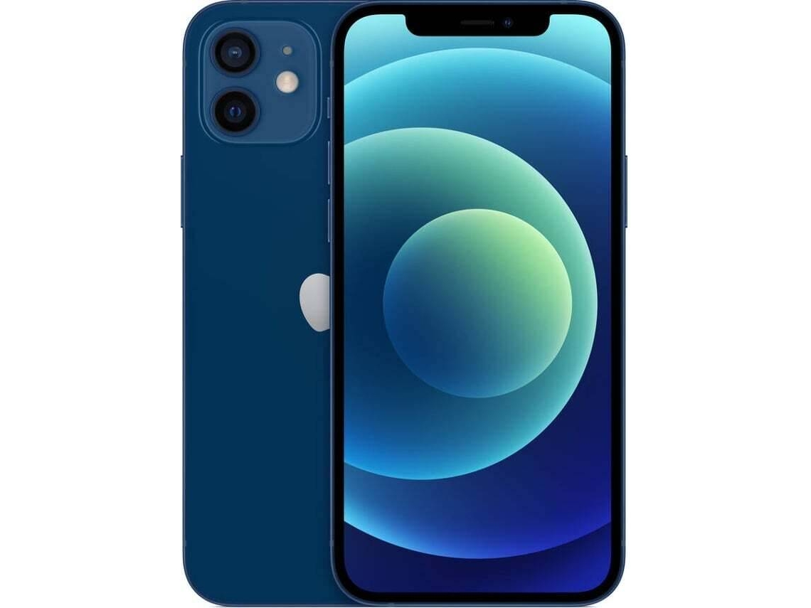 iPhone 12 APPLE- 128 Go -Azul (Recondicionado Como Novo)