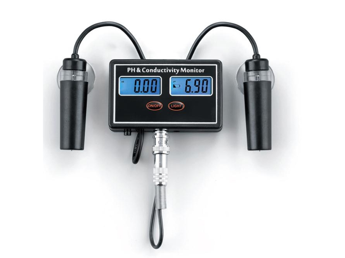 Medidor De Condutividade Ph/ec Com Testador De Qualidade De Água Atc 0,0 14,0ph / 019,99ms/cm Para Aquários E Ferramentas Hidropônicas Zeuxo