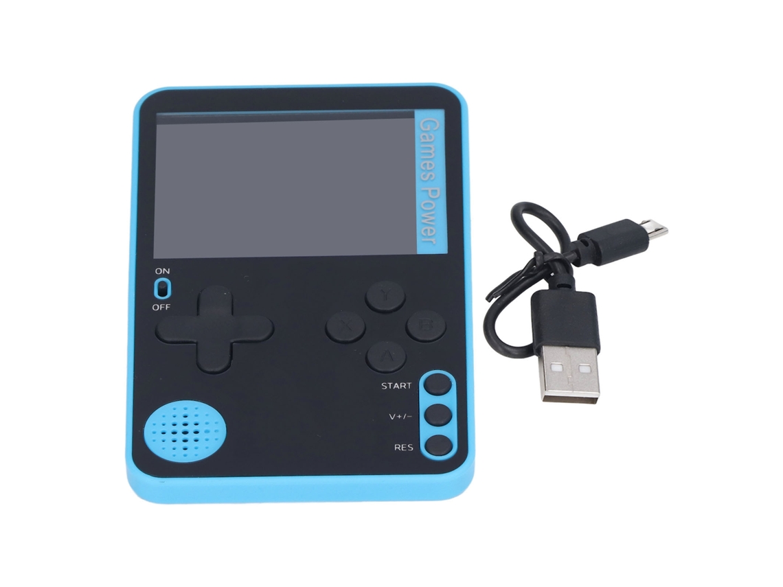 Primerox console Portátil Retro Ultra Fino com Tela Colorida 2.4 Polegadas Jogos Pré carregados para Crianças
