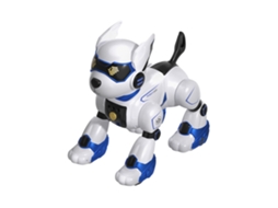 Cachorro Robô Rc Azul De 2,4 Ghz, Eletrônico, Que Anda E Dança, Brinquedo Inteligente Com Controle Remoto Por Toque Para Crianças, Meninos E Meninas.
