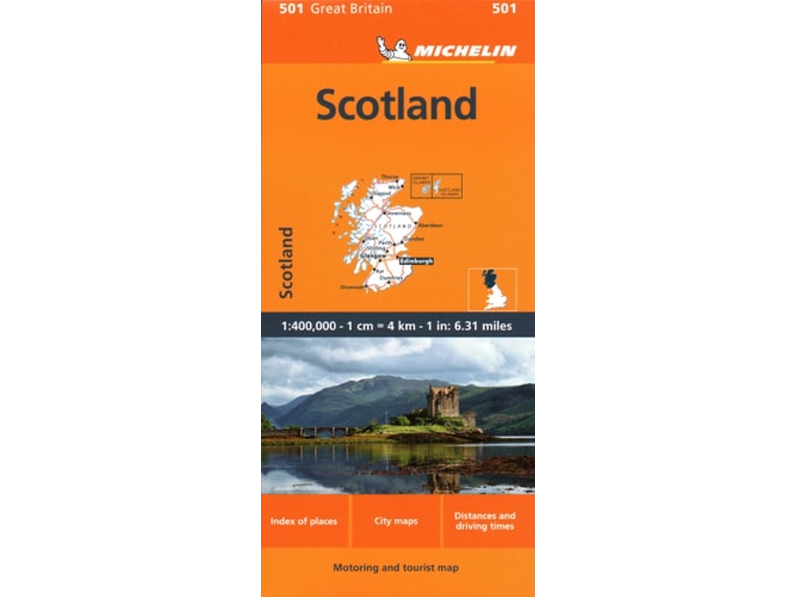 Livro Scotland - Michelin Regional Map 501 de Michelin (Inglês)