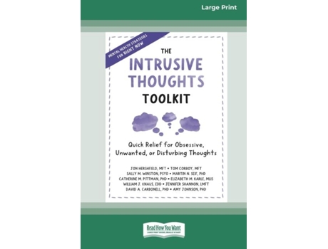 Livro The Intrusive Thoughts Toolkit Quick Relief for Obsessive, Unwanted, or Disturbing Thoughts de Jon Hershfield (Inglês)