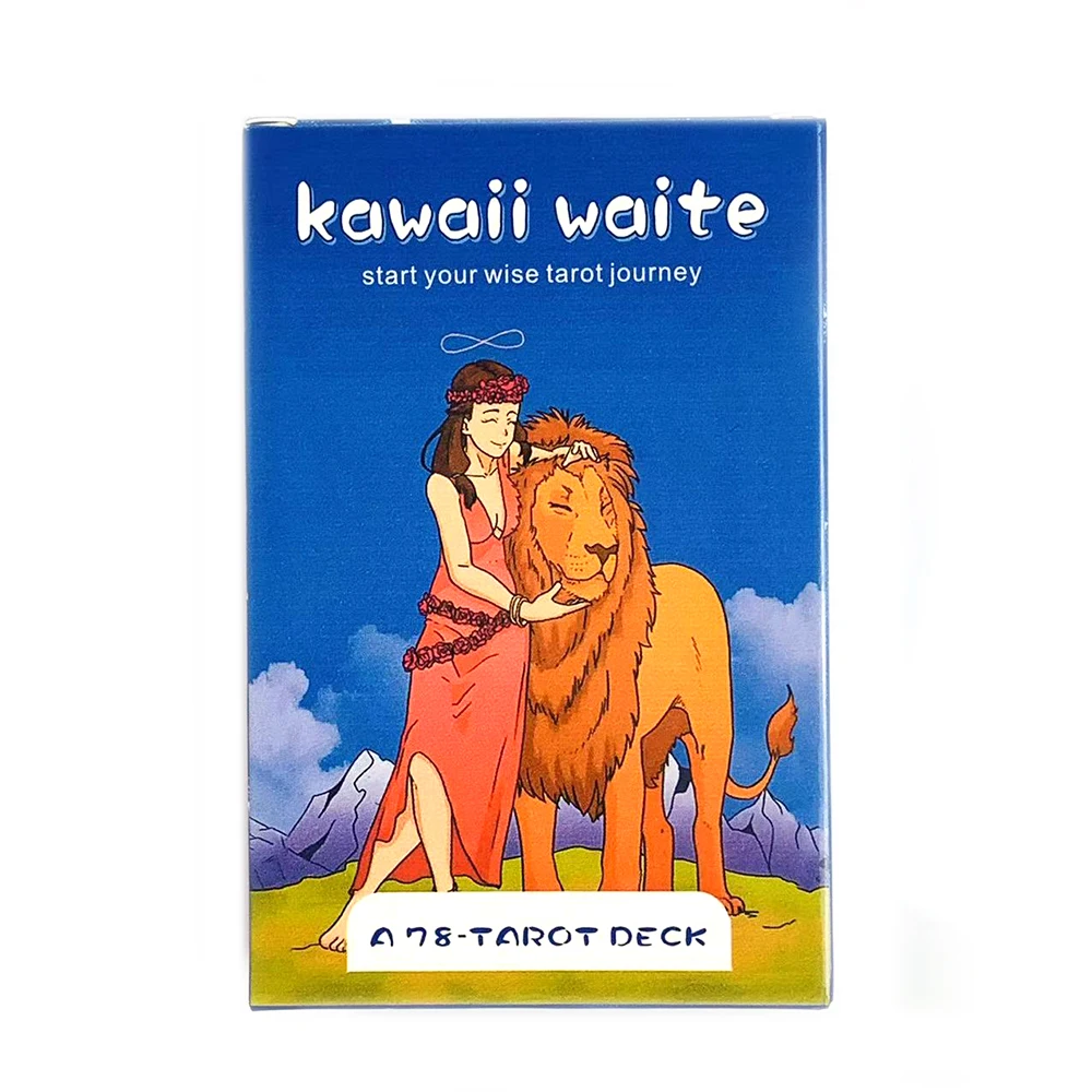 Kawaii Waite: Comece Sua Jornada de Sabedoria com 78 Cartas de Tarô, Apresentando Designs Únicos e Misteriosos. MDUG