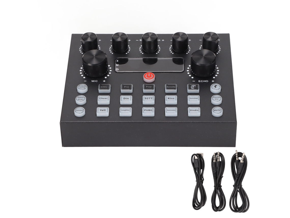 Mixer de Áudio Usb LAXISCREED para Pc e Streaming