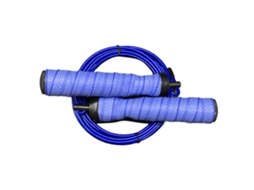 Corda de Pular com Rolamento Emborrachado-Azul