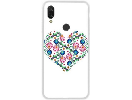 Capa Xiaomi Redmi Y3 CASEGADGET Heart Branco