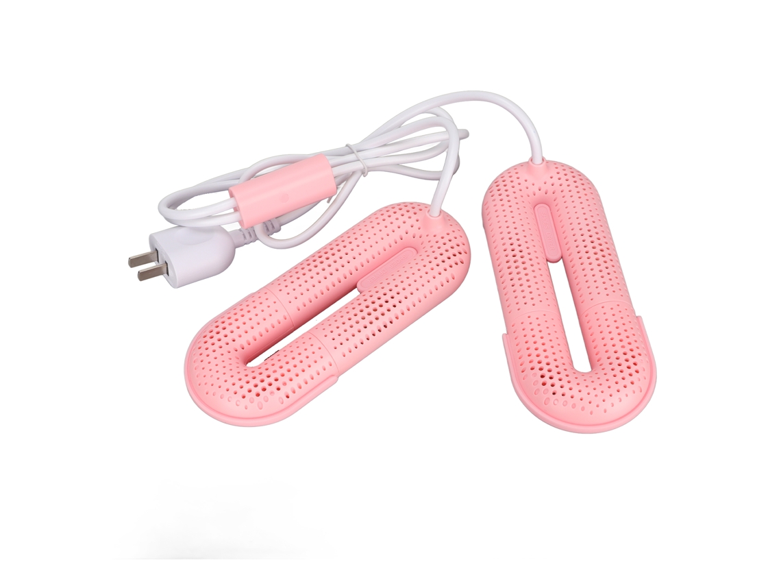 Secador De Sapatos Elétrico Com Três Níveis De Temporização, Secagem Rápida, Retrátil, Portátil, Rosa, Secador De Botas Secas