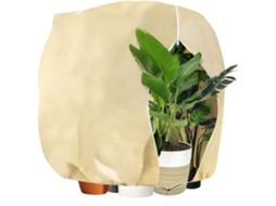 Proteção Contra Geada Capa com Zíper e Cordão 120X80Cm Ferramentas de Jardinagem