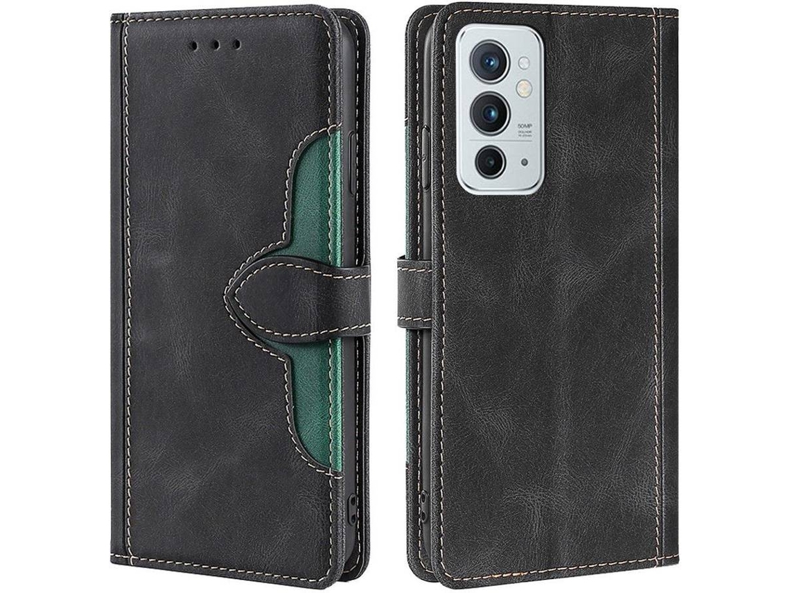 Capa OnePlus 9RT 5G HFS HOUSE Couro Pu (Preto)