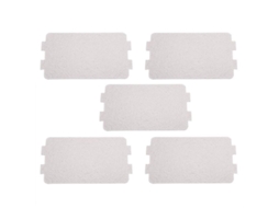 Placa de mica para microondas, resistente ao calor, cortável, 5 peças, para substituição em casa, cozinha, restaurante S/MARCA