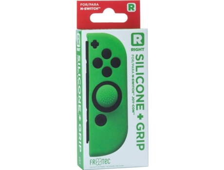Capa Silicone + Grips  Switch - Joy-Con Direito Verde