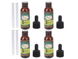 2026 4 unidades de Sérum de Gengibre para Crescimento Capilar 30ml Previne a Queda de Cabelo Óleo Essencial Regenerador