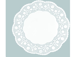 Conjunto 120 Bases para Bolos IBILI Renda 26 (Papel)