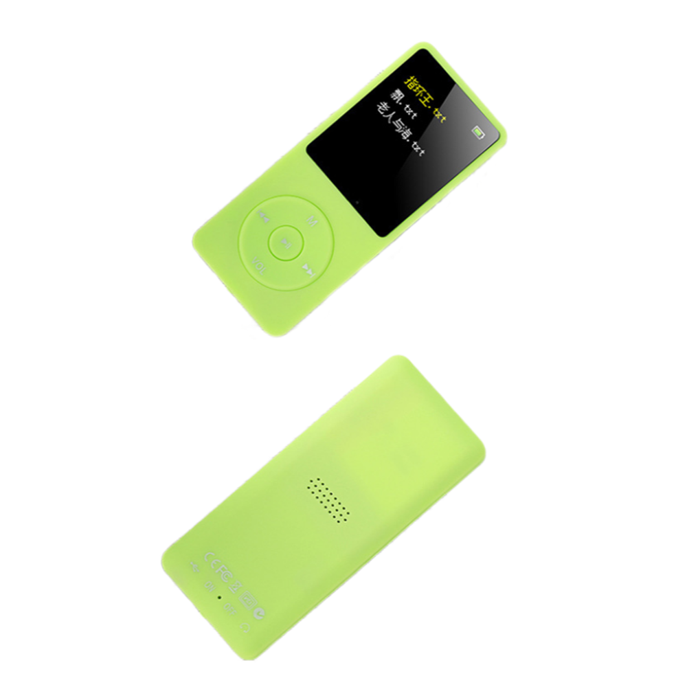 Reprodutor De Mp3 Multifuncional E Elegante, Com Tela Lcd Fina De 1,8 Polegadas, Dispositivo Portátil Verde Com Material Premium E Multifuncional Para