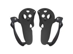 Primerox 2pcs Capa de Grip de Silicone com Cintos para Controlador Touch Meta Quest Pro Preto