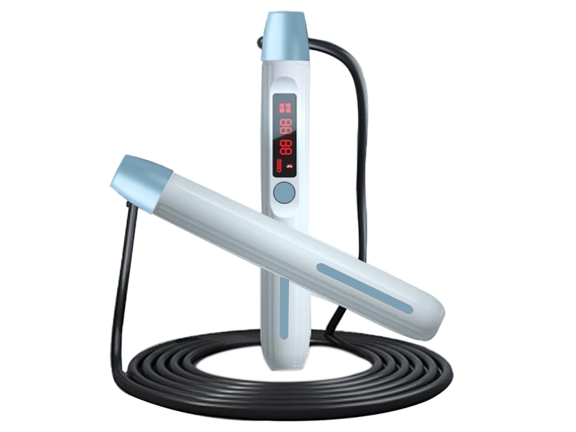 Lurelia Corda De Saltar Ajustável Recarregável Usb, Sem Fio, Com Contador, Leve, Para Treino
