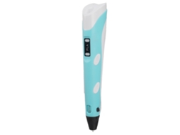 Kit De Pluma De Impresión 3d 2ª Generación Con Filamento Cable Usb Juguete Artístico Inglés Azul