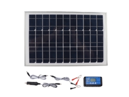 Laxiscreed Painel Solar De 100w Monocristalino Com Controle Usb Duplo E Regulador Mppt Para Energia Solar