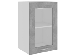 Hanging Glass Cabinet, Hanging Glass Cabinets Vidaxl Cinzeto Madeira Processada (n/a)