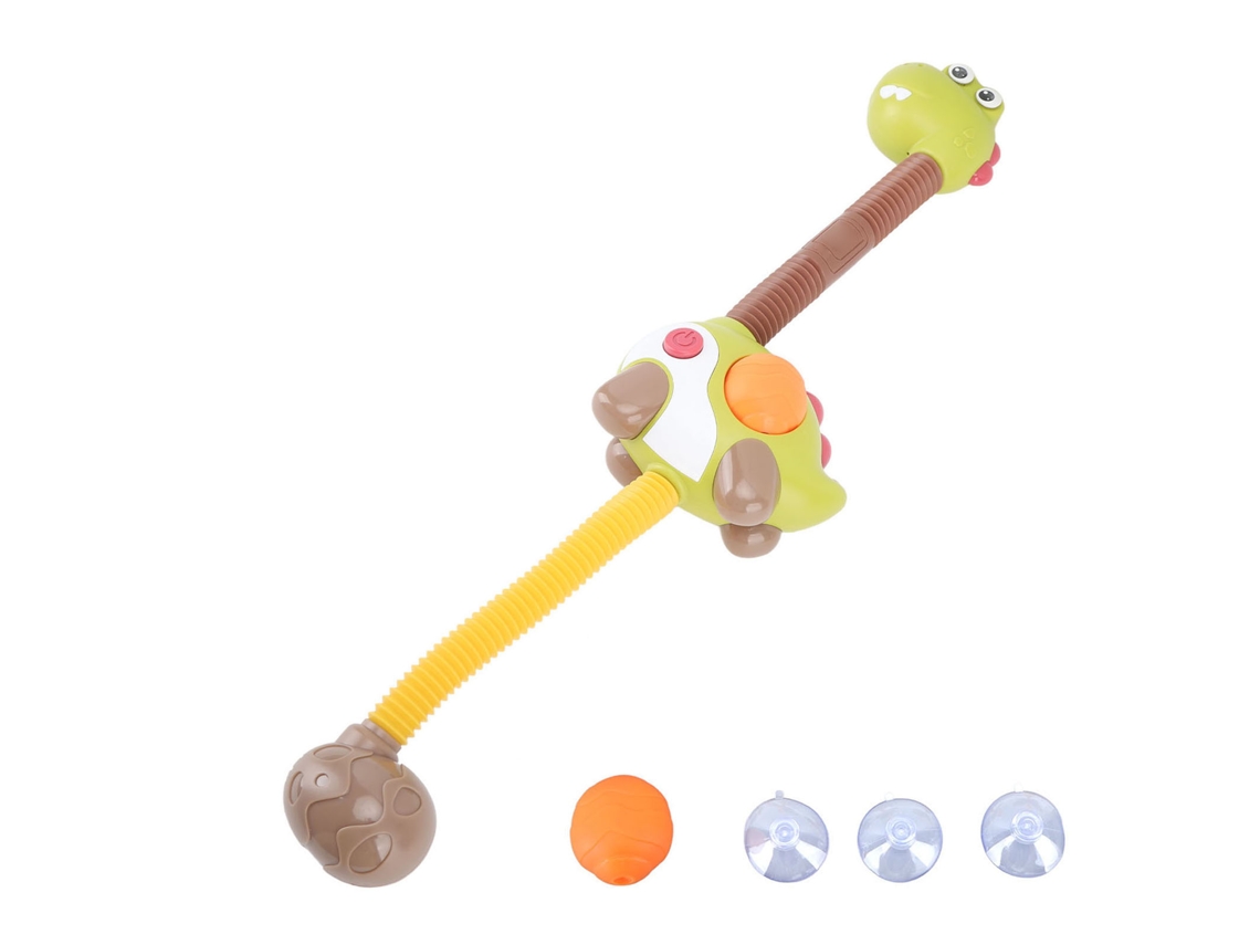 Mali brinquedo de Banho Dinossauro com Chuveiro Aspirador Bateria À Prova D'água para Bebês