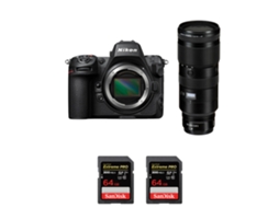 Z8 + Z 70 200mm F/2.8 Vr S + 2 Sandisk 64gb Uhs ii 300mb/s Máquina Fotográfica Híbrida Full frame + Ebook Pricedirect NIKON