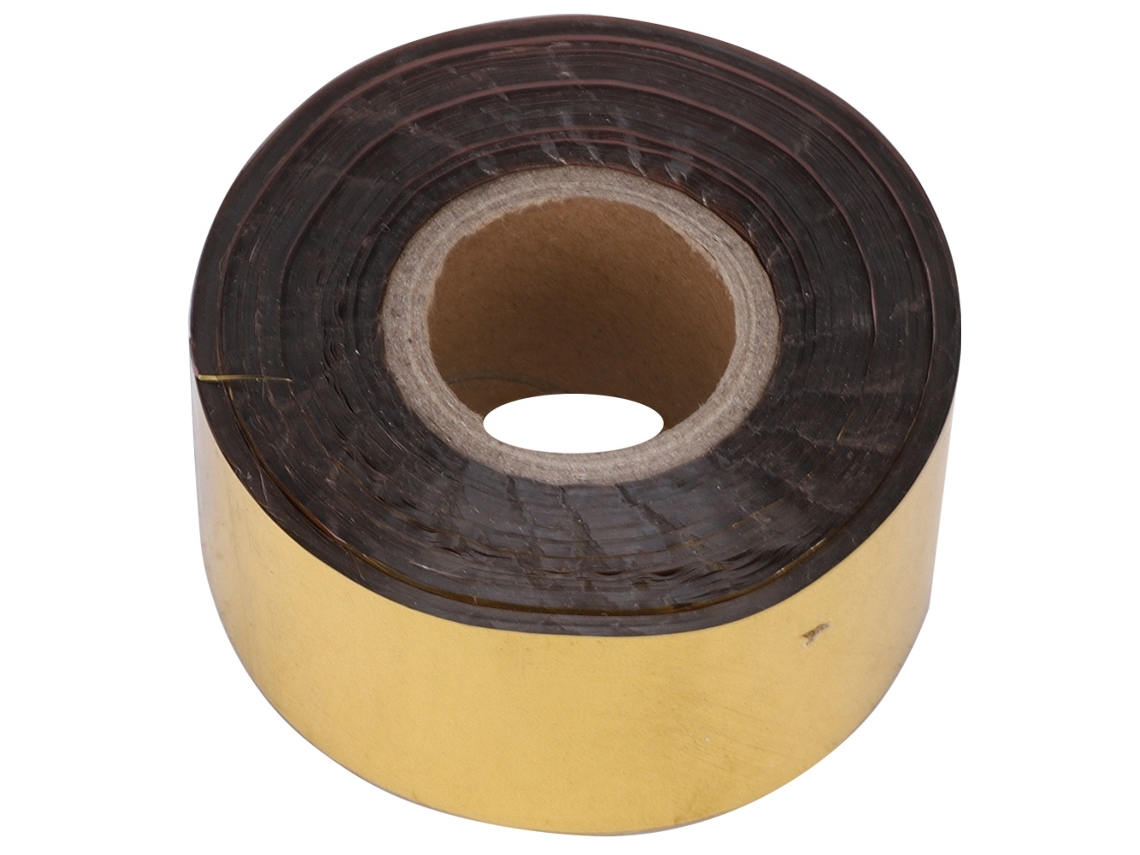 Papel Laminado Estampagem A Quente, Couro, Tecido, Embalagem, Caixa, Acessórios De Decoração Artesanato, 3 Cm De Largura, 120 Metros Rolo, Dourado