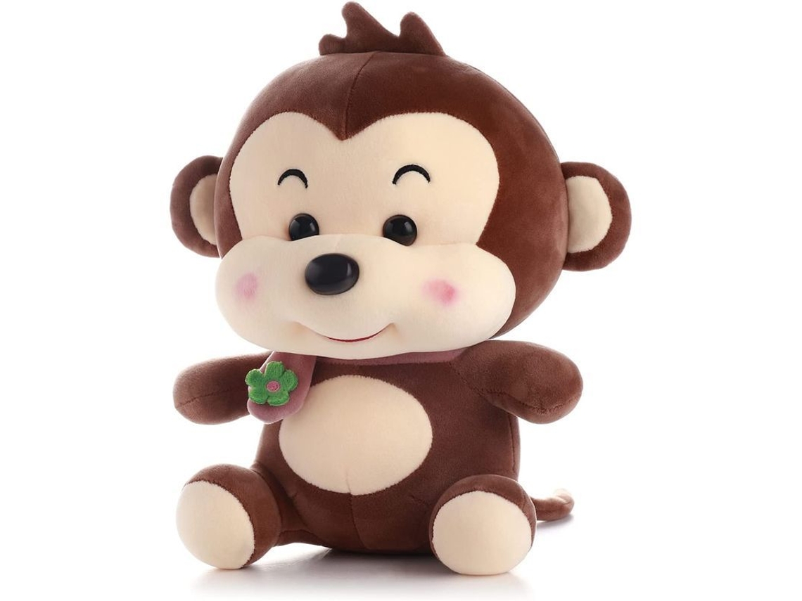 2026 peluche Grande de 35 Cm, Suave Y Esponjoso, Con Forma de Mono, Ideal para Abrazar Y como Almohada Cómoda.