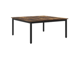 Mesa de Centro Carvalho Fumê 100 X 100 X 45 Cm MAISON EXCLUSIVE