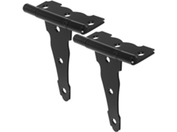 Dobradiças Hemobllo Para Portas De Celeiro, 12, 7cm 5 Polegadas, Pretas Foscas, Resistentes, Para Portões, Cercas E