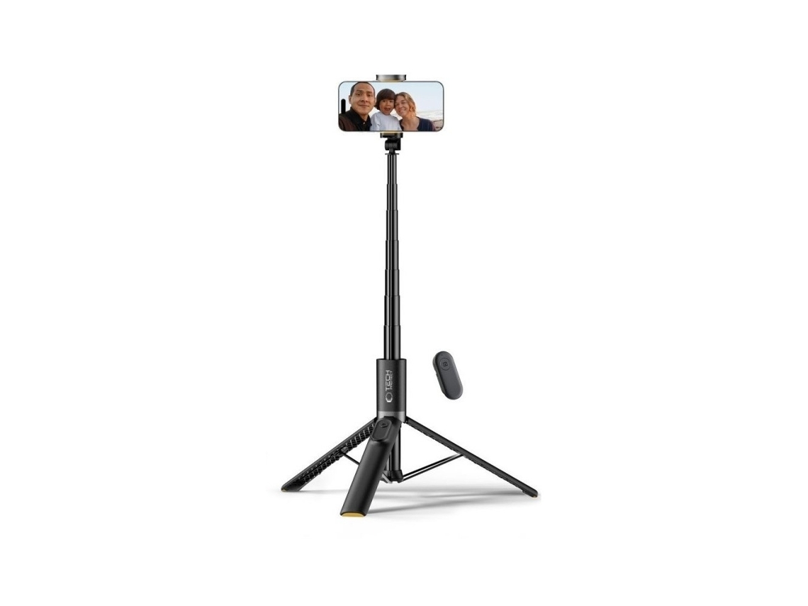 Lurelia Tripé Para Selfie Com Controlo Remoto, Até 32 Cm, Para Telemóvel, Preto