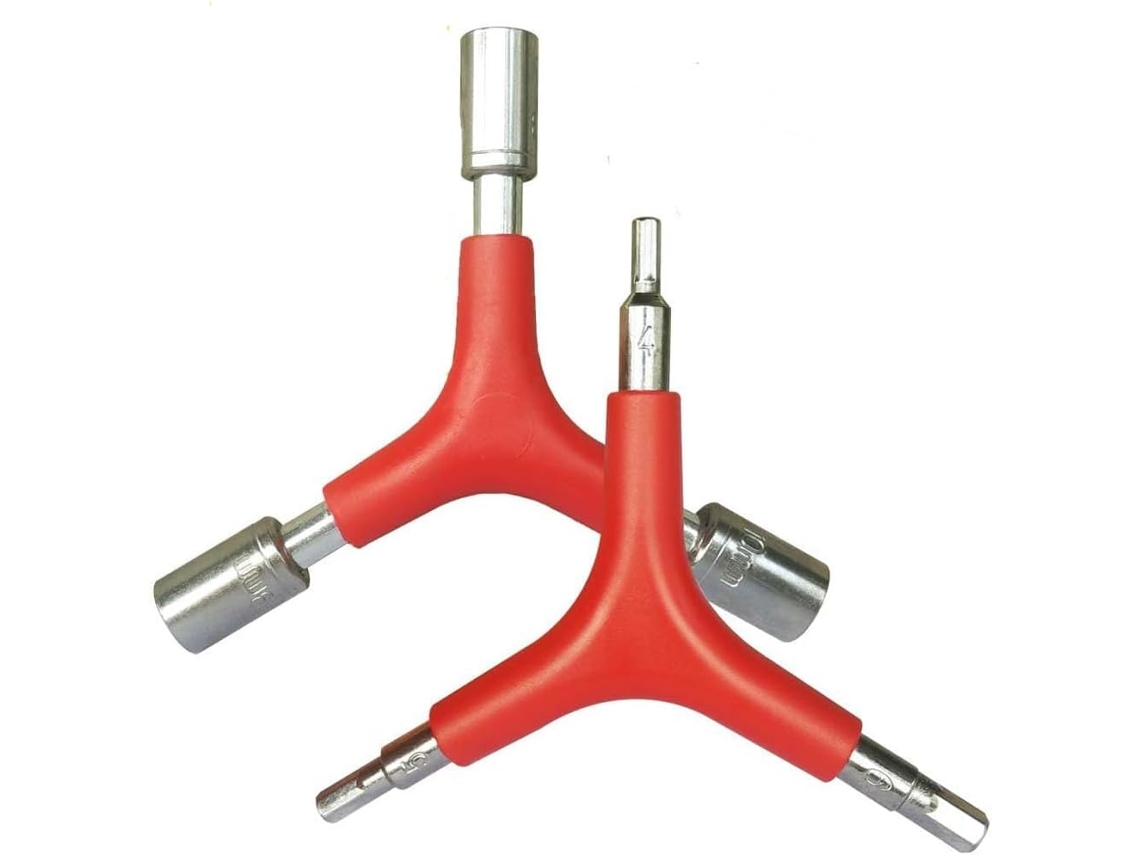 2 Chaves Hexagonais de 3 Vias em Forma de Y para Reparar Bicicletas ZYBLSSBB