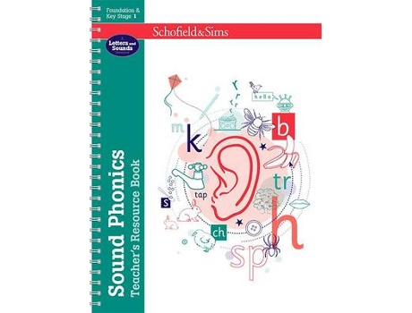Livro sound phonics teacher's resource book: eyfs/ks1, ages 4-7 de carol matchett (inglês)