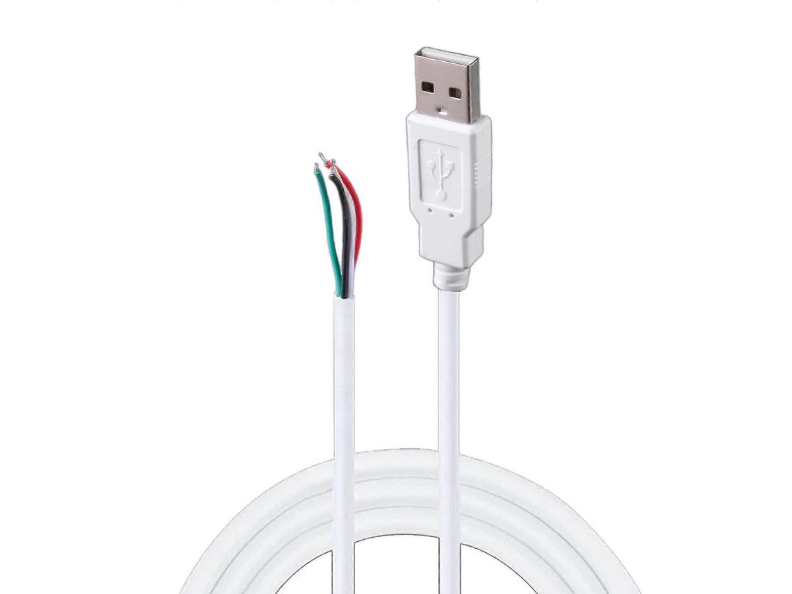 Cabo De Alimentação Usb De 4 Pinos, 5v, Com Plugue Macho Usb 2.0, Para Dados E Carregamento. Cabo Extensor Com Conectores. Nostalgia88