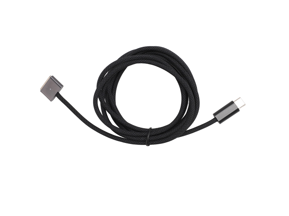 Cabo De Carregamento Trançado Type-c Para Magsafe 3, Carregamento Rápido Pd140w Para Laptops M2 Max/air 2022