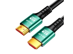 Cabo Hdmi 2.1 Ultra Hd 8k de Alta Velocidade para Jogos, Tv, Computador e Projetor AQUAFORGE