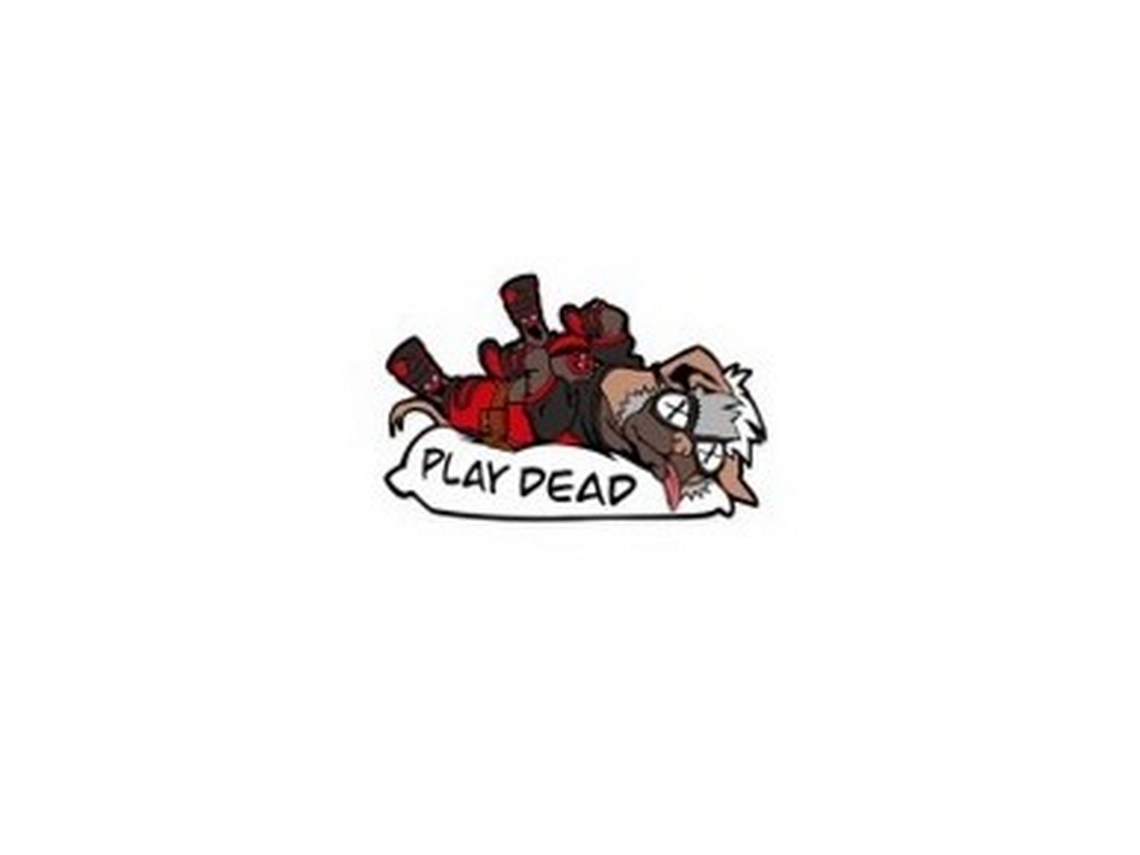 Pin Marvel Deadpool Dogpool Play Dead 85463