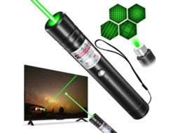 Ponteiro Laser Verde Recarregável, Luz Laser Verde De Alta Potência, Longa Distância, Adequado Para Tela De Tv/led/lcd Siurn
