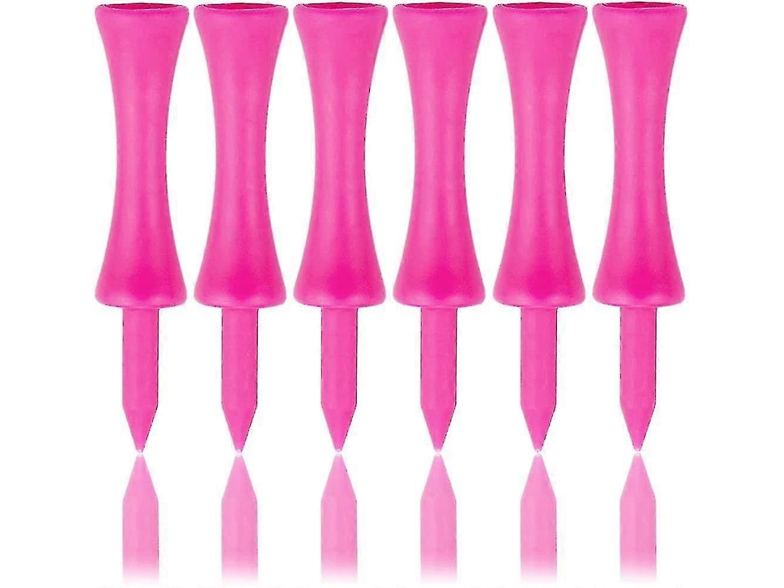 Tees De Golfe De Plástico Rosa De 57 Mm, Pacote Com 100 Unidades Aquaforge