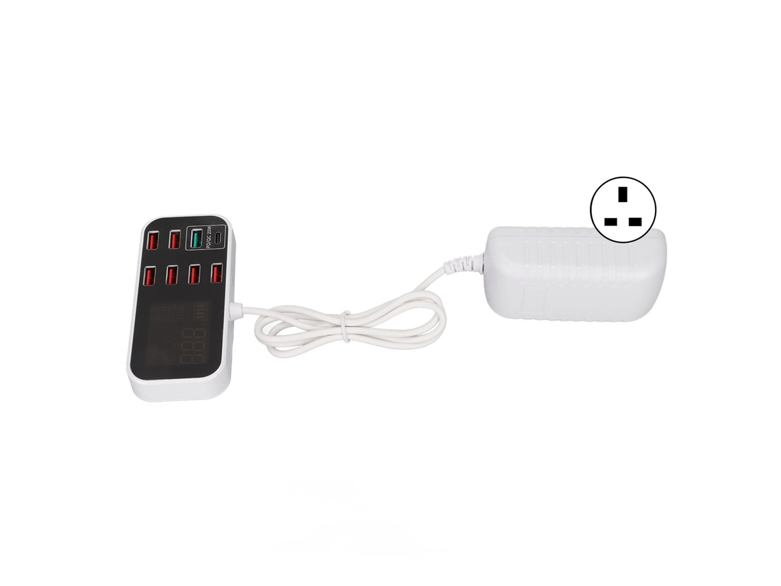 Carregador Usb Multi pwm LAXISCREED 8 portas 40w 8a