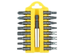Conjunto De 17 Bits De Parafusadeira Multifuncional Com Porta-bits Magnético S2 Phillips Fenda 60mm