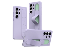 Capa Chrui Para Samsung Galaxy S26 Ultra, Com Controle Inteligente De Teclas E Suporte (compatível, Roxa)