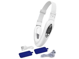 Massageador Facial Recarregável em Formato de V, Dispositivo Portátil para Massagem com Visor Led, Instrume Nto Beleza Facial. GOKOCO