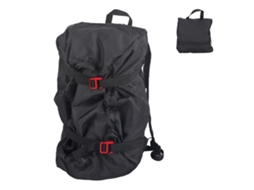 Bolsa Dobrável Para Kit De Corda De Escalada Com Alça De Ombro Para Camping E Trilhas Ao Ar Livre (preta)