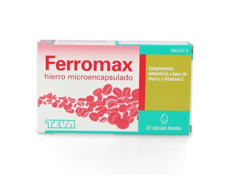 Suplemento Alimentar FERROMAX Ferromax 30 Caps Blandas