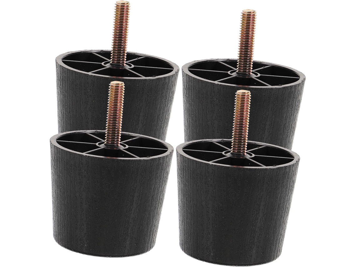Tehaux Conjunto De 4-niveladores Ajustáveis Para Móveis, Almofadas De Elevação Para Pés Sofá E Mesa Com Parafusos