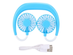 Ventilador LAXISCREED Pescoço Usb Azul