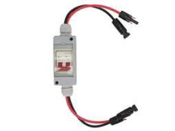 Disjuntor Mcb 2p Cc 500v 32a Com Caixa Ip65