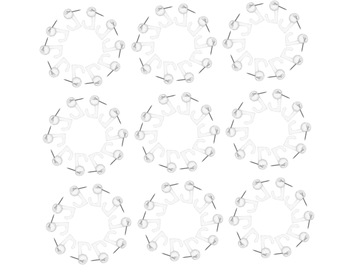 100 Tachinhas Transparentes Para Murais E Paredes, Ideais Pendurar Fot